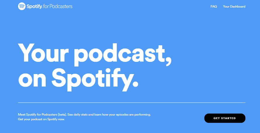 Subir podcast a Spotify